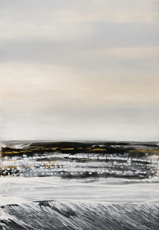 Bestpreis M.Kühne: "Mysterious coast III", modernes Originalgemälde (Unikat)