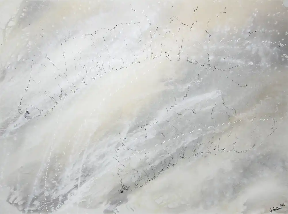 M.Kühne: "Moment of stillness", modernes Originalgemälde (Unikat) Markenware