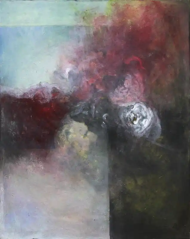 Acrylgemälde: "Mein schöner Garten 2", Original/Unikat, L. Wünsche Preiswert