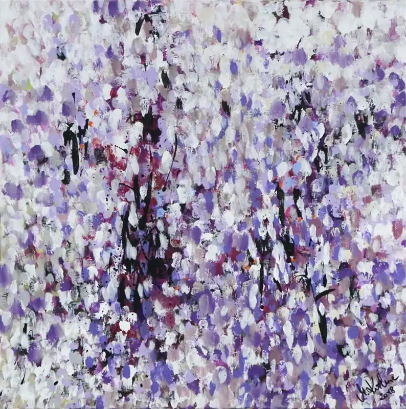 Acrylgemälde, M.Kühne: "Früher Nebel" Highlight