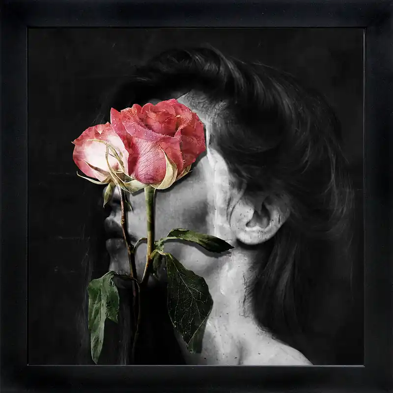 D. Landô: "Secret Garden #24", Unikat-Edition, digitale Kunst auf Lichtbox (A) Meistverkauft