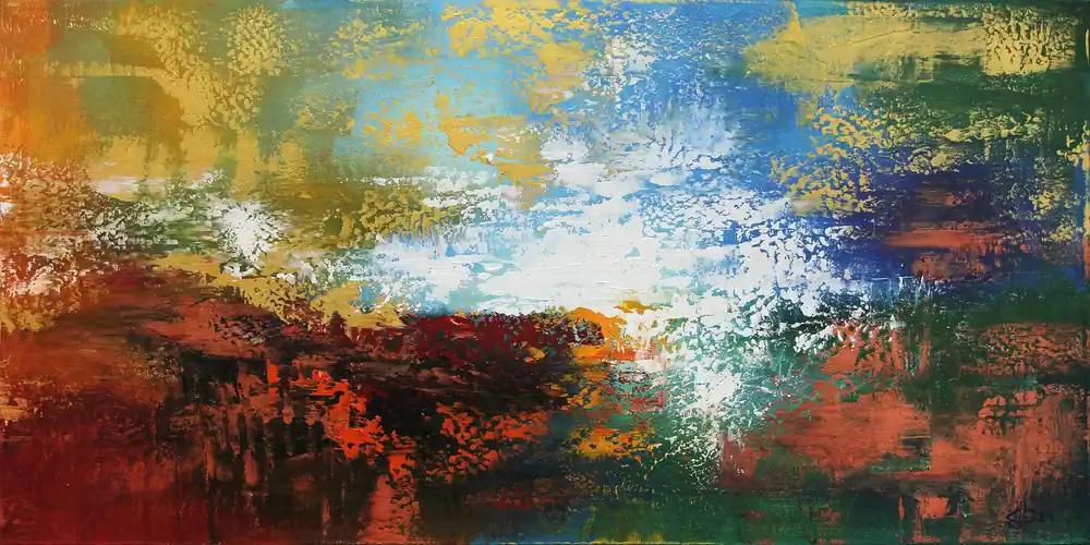 Aktuell Originalgemälde: "Wind is changing V", G. Hung, Unikat