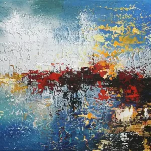 Originalgemälde: "Hopes & Fears II", G. Hung, Unikat Preiswert