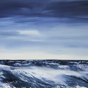 Schnäppchen M.Kühne: "Wild ocean", modernes Originalgemälde (Unikat)