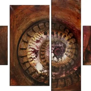 Jetzt Bestellen A. Rojo : "Krull", Mehrteiliges Gemälde, Original/Unikat