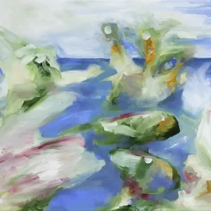Aktuell Acrylgemälde: "Glücksort 2", Original/Unikat, J. Riemer
