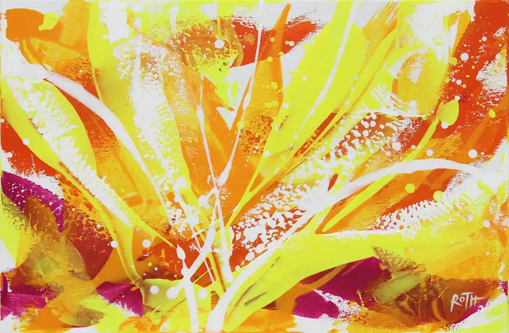 L.Roth: "Sommerblüte", Originalgemälde (Unikat) Neue Kollektion