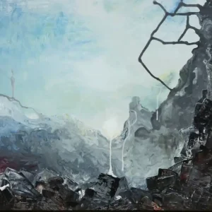 Markenware Moderne Malerei, A.Garbe: "GIPFEL", Originalgemälde (Unikat)