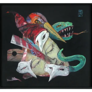 Acrylgemälde, Dirk Hille: "Endfrieden" Sale