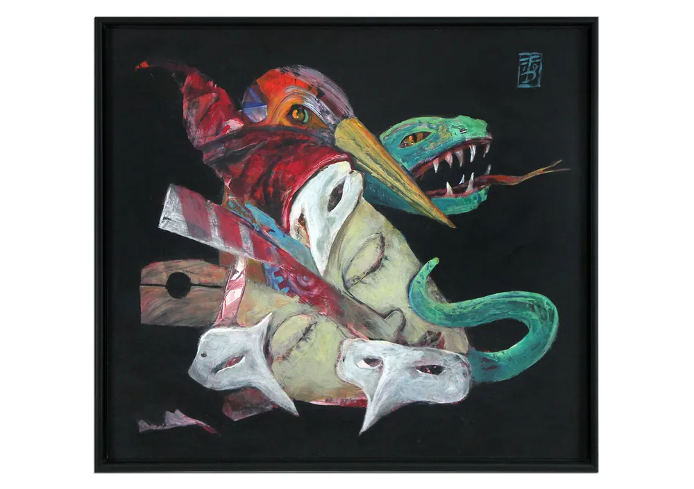 Acrylgemälde, Dirk Hille: "Endfrieden" Sale
