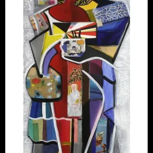 Billig Fineartprint, signiert: "Colourful Love", K. Namazi, limitierte Edition auf Papier, Nr. 1/150