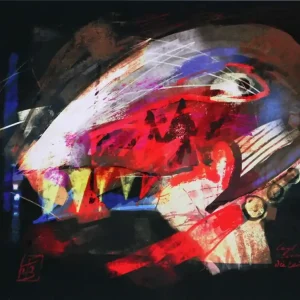 Highlight Digitale Grafik, Dirk Hille: "L.D.M.A.D.L.", HD-Metal-Print