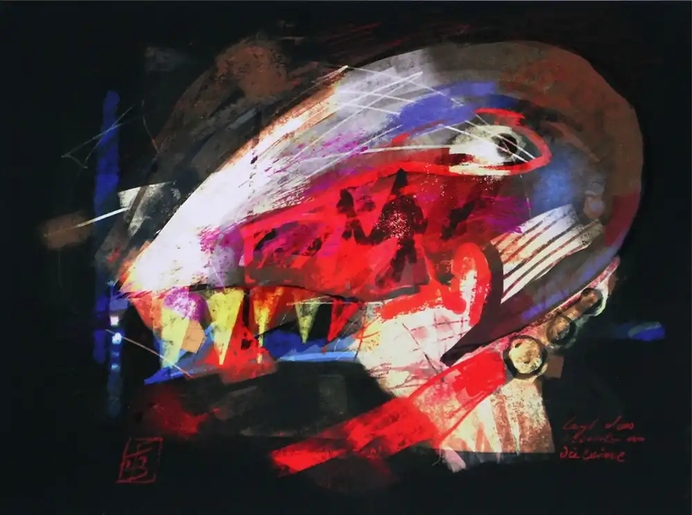 Highlight Digitale Grafik, Dirk Hille: "L.D.M.A.D.L.", HD-Metal-Print