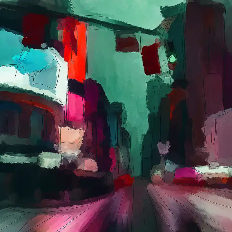 H. Mühlbauer-Gardemin: "New York im Jahr 2021", Moderne Pop Art, Original/serielles Unikat (A) Schneller Versand