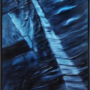 Sale Acrylgemälde, T. Peter: "EIN MOMENT IM FLUSS", Originalgemälde (Unikat)