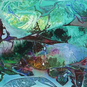 Originalgemälde: "Between the Supertrees I", G. Hung, Unikat Must-Have
