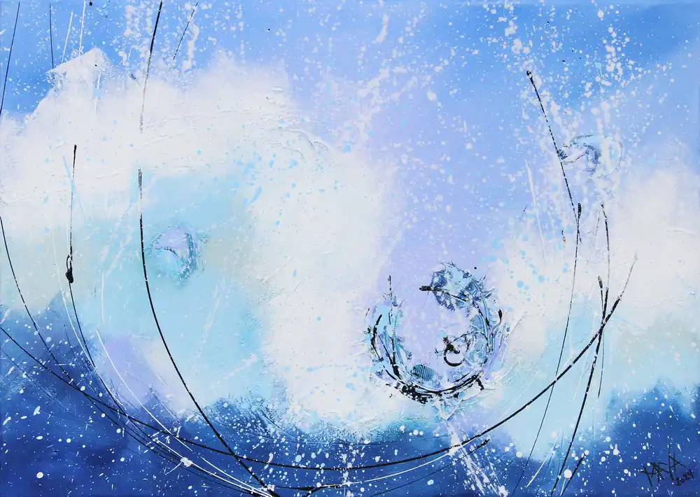 Maya: "Refreshing Moment", Originale Acrylbilder (Unikat) Sofort Bestellen