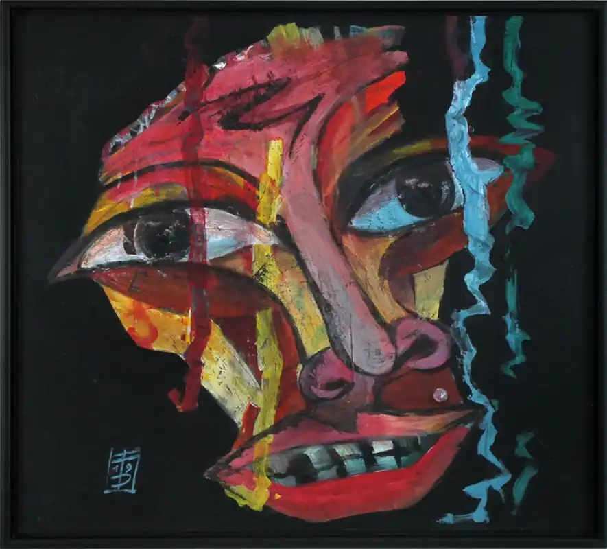 Bestseller Acrylgemälde, Dirk Hille: "Fast Nacht"