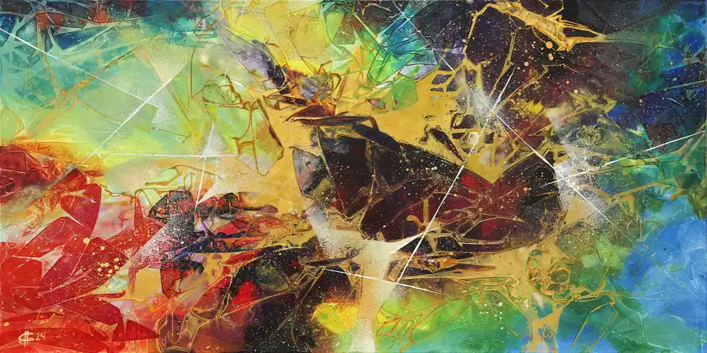 Jetzt Bestellen Originalgemälde: "Das Universum III", G. Hung, Unikat