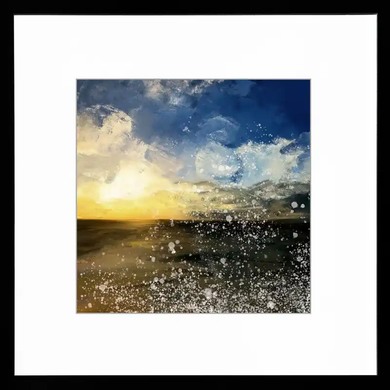 Fineartprint, signiert: "Sturm an der Küste III", Holger Mühlbauer-Gardemin, limitierte Edition auf Papier, Nr. 3/150 Wochenendangebot