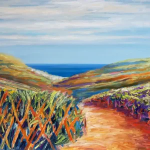 Saisonangebot M. Cieśla: "Toskanischer Morgen", Original/Unikat, Expressionistisches Ölgemälde