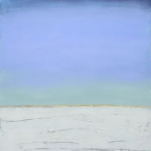 Preisreduziert M.Kühne: "Golden Horizon V", modernes Originalgemälde (Unikat)