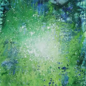 Moderne Acrylmalerei, Julio Fernandez: "Monsun IV", Unikat/Original Preisknaller
