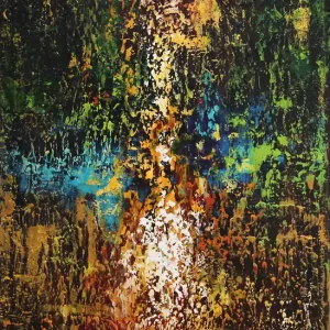 G. Hung: "Tropical Fall I", Originalgemälde (Unikat) Aktuell