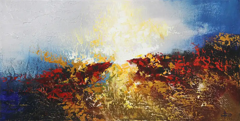 Originalgemälde: "Ferne Gestade VII", G. Hung, Unikat Sale