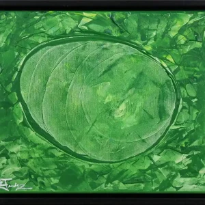 Gratis Versand Modernes Kunstbild, Julio Fernandez: "EINZELLER", Unikat/Original