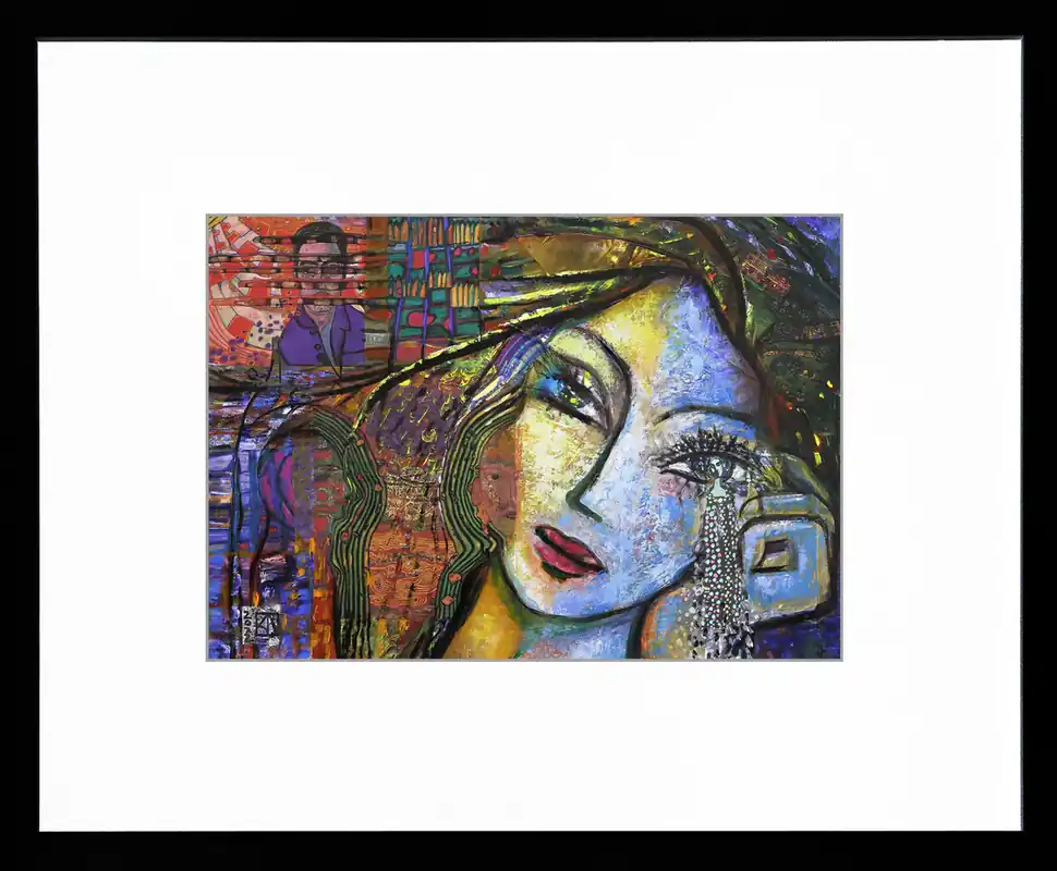 Sonderaktion Fineartprint, signiert: "Komplexe Sehnsucht I", K. Namazi, limitierte Edition auf Papier, Nr. 2/150