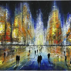 Originalgemälde: "Somewhere in Asia IV", K. Namazi, Unikat Wochenendangebot