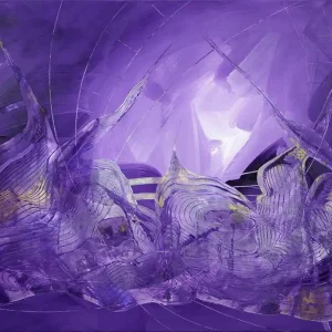 Preisknaller Acrylbilder, J. Fernandez: "OPENED II", Unikat/Original