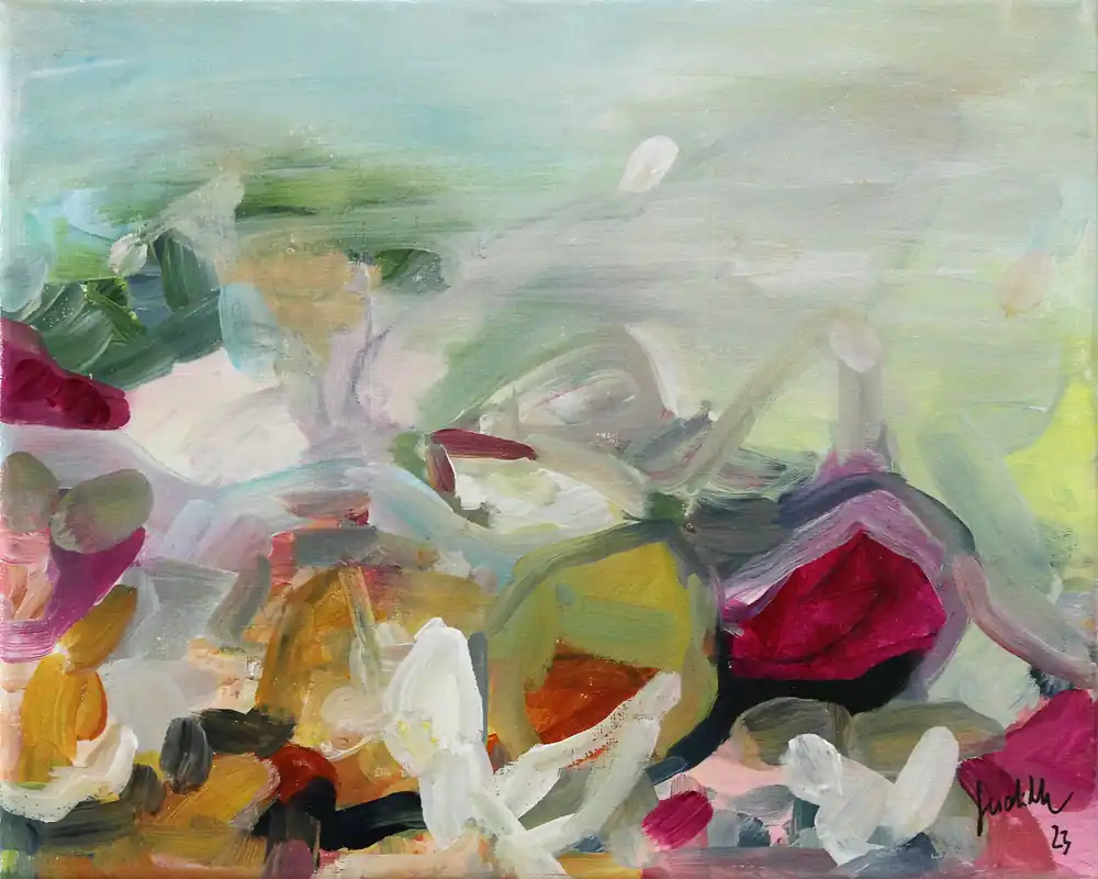 Neuheit Acrylgemälde: "Glücksort 3", Original/Unikat, J. Riemer