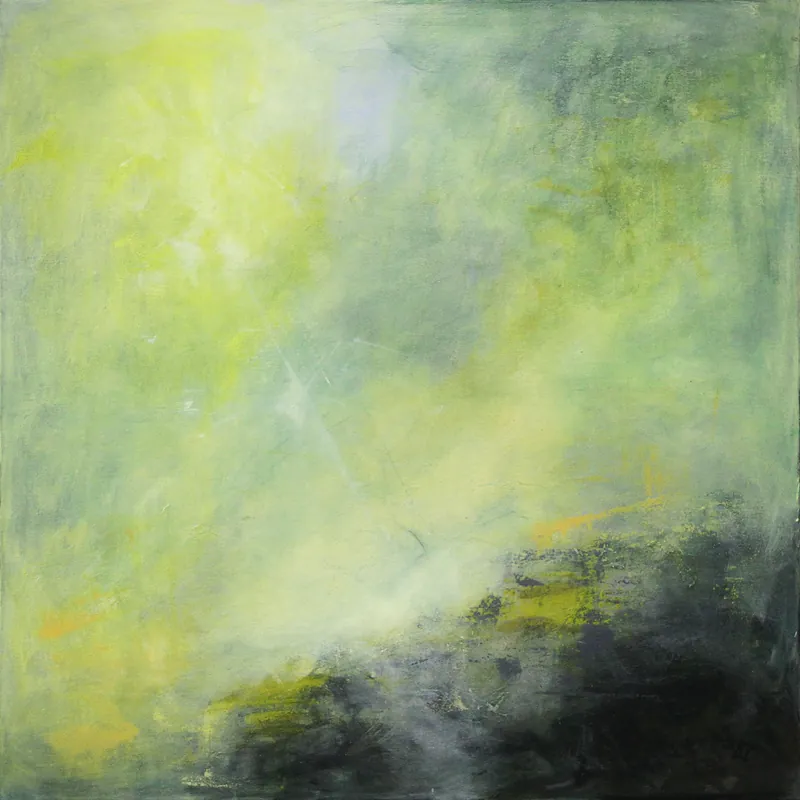 Acrylgemälde: "Im Wind II", Original/Unikat, L. Wünsche Schnäppchen