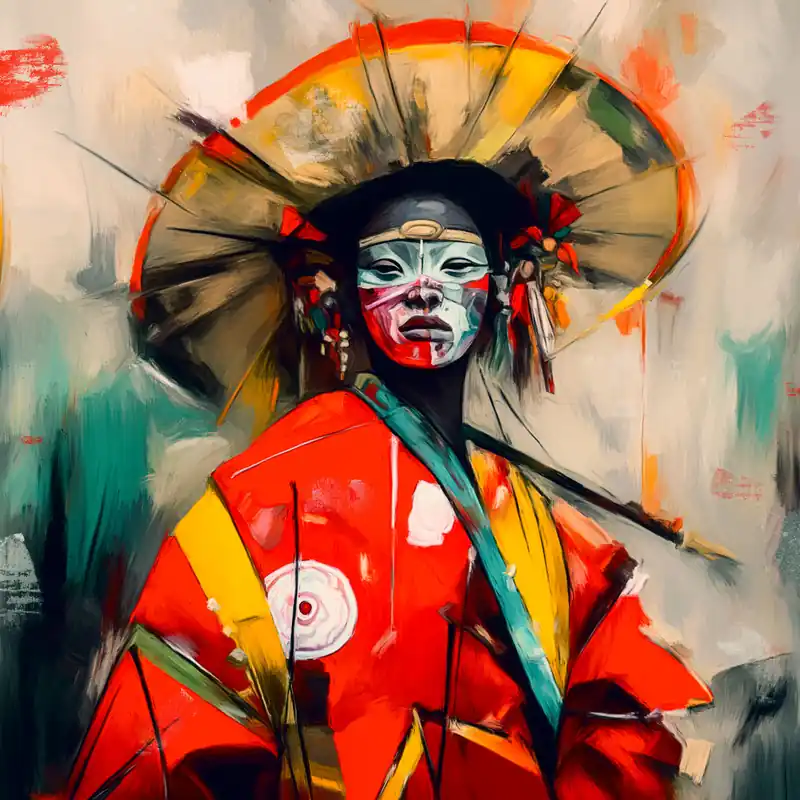 Nur Für Kurze Zeit Moderne Kunst: "Chinagirl", H. Mühlbauer-Gardemin, Original/serielles Unikat