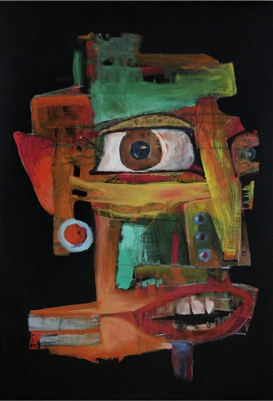 Mega-Angebot Acrylgemälde, Dirk Hille: "Ichtaca", Originalgemälde (Unikat)