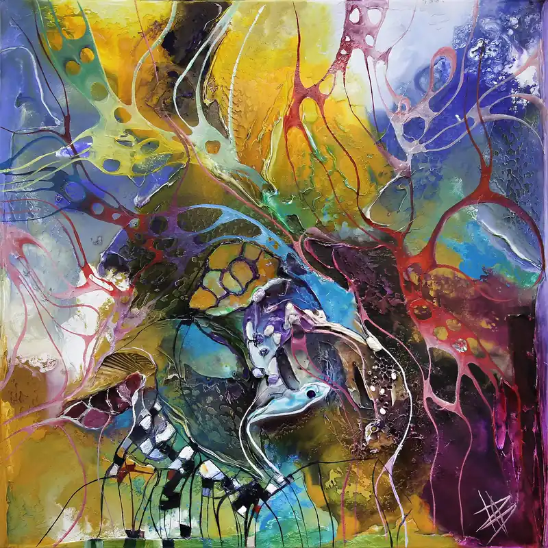 Sonderaktion B. Ossowski: "Stormy Sea", Edition, signierter Kunstdruck, Nr. 1/100
