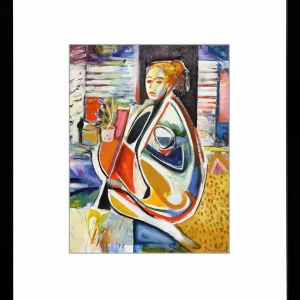Limitierte Edition auf Papier, M. Cieśla: "Abstrakte Komposition im Studio", signierter Fineartprint, Nr. 1/150 Knallerangebot