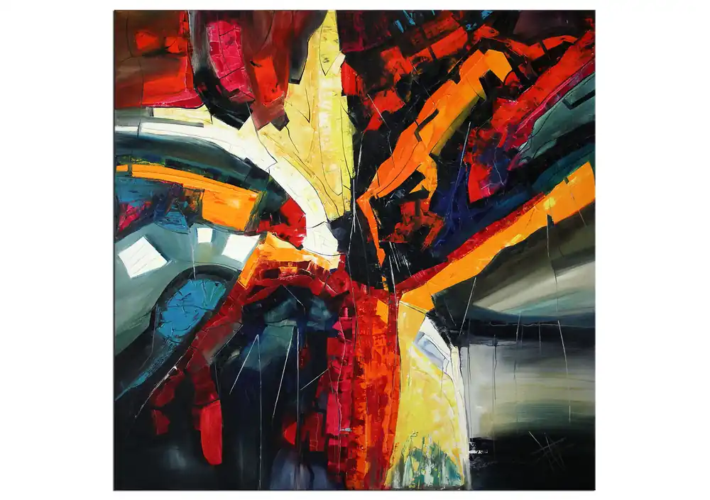 Sonderaktion Moderne Ölbilder, B. Ossowski: "Colours Adrenaline" (E)