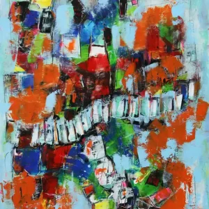I. Schmidt: "Mysterious Places XI", zeitgenössische Grafik/Malerei, Original/Unikat Begrenztes Angebot