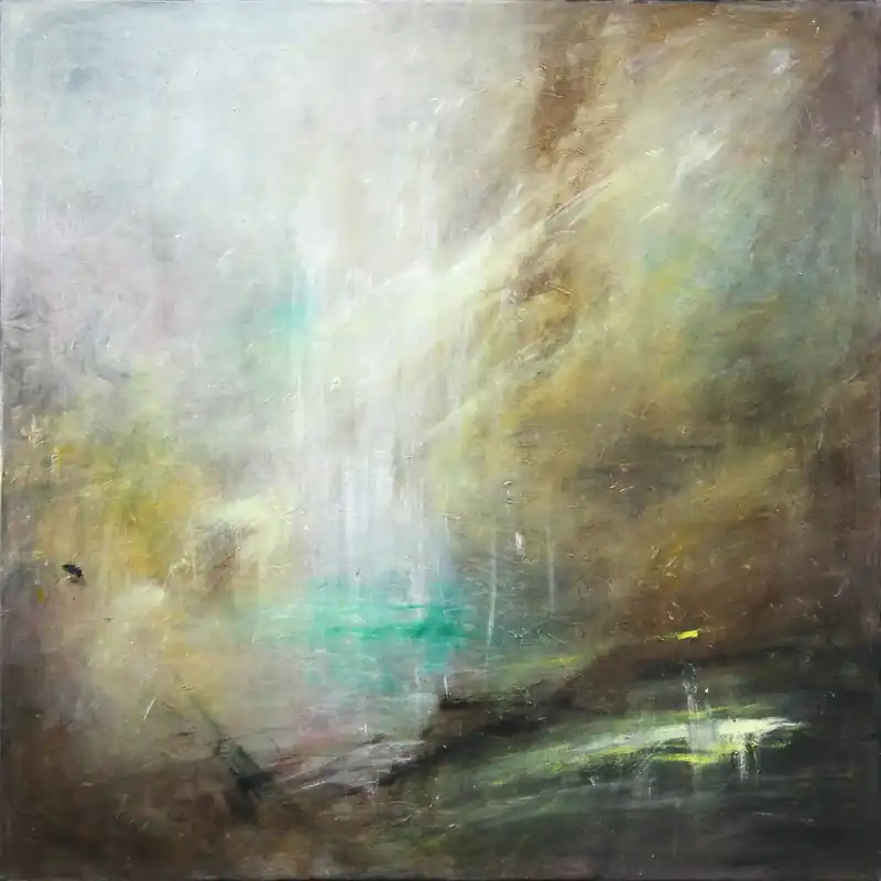 Beliebt Acrylgemälde: "Im Wind I", Original/Unikat, L. Wünsche