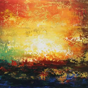 Preisreduziert Originalgemälde: "Wind is changing III", G. Hung, Unikat
