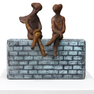 I. Schmidt: "Himmlischer Dialog IV", zeitgenössische Skulptur, Original/Unikat Garantierte Lieferung