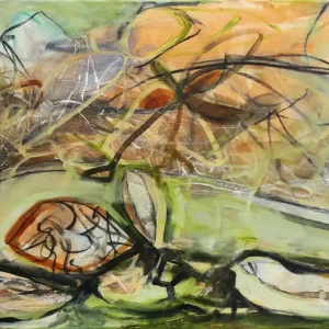 Acrylgemälde: "Wildnis", Original/Unikat, J. Riemer Garantierte Lieferung