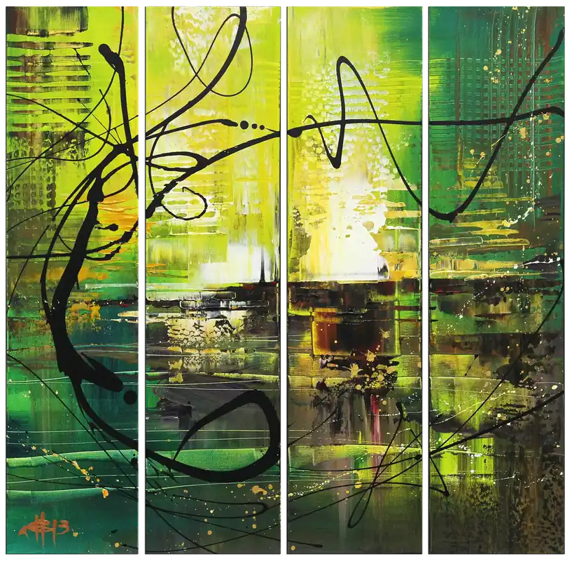 Jetzt Bestellen Abstrakte Originalkunst : "Nature Dreaming I", G. Hung, Unikat