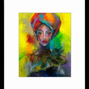 Angebot Limitierte Edition auf Papier, M. Rathje: "Makeda", signierter Fineartprint, Nr. 3/150