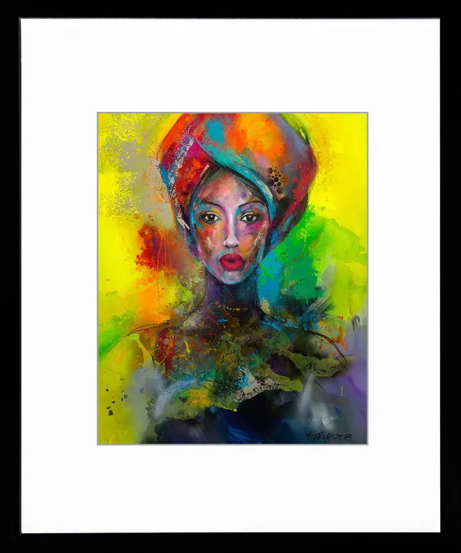 Angebot Limitierte Edition auf Papier, M. Rathje: "Makeda", signierter Fineartprint, Nr. 3/150