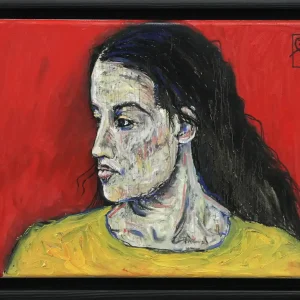 Preis Gesenkt C. Blechschmidt: "Kleine leise Traurigkeit", Original/Unikat, zeitgenössisches Ölgemälde