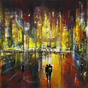 Acrylgemälde: "Urbane Fokussierung III", K. Namazi, Original/Unikat Jetzt Bestellen